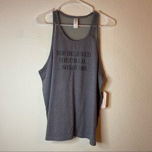 26 International Athletic Collection Mesh Tan Top